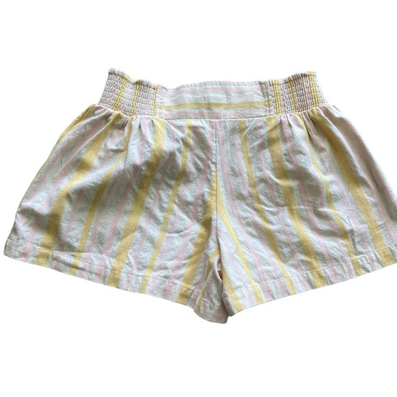 Roxy Handmade Life Shorts in Tapioca Alla Size M Striped Shorts - Picture 3 of 10